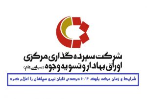 شرایط و زمان عرضه بلوک 10/3 درصدی تابان نیرو سپاهان اعلام شد