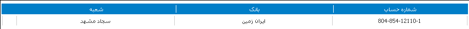 شماره حساب واریز حق تقدم سجام