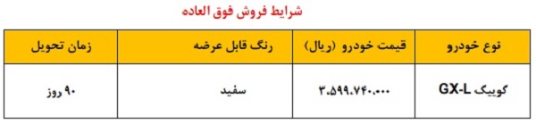 شرایط فروش فوق العاده سایپا برای ثبت نام کوییک GX-L ویژه دی ماه 1402