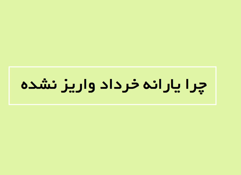 دلایل عدم واریز یارانه خرداد 1404