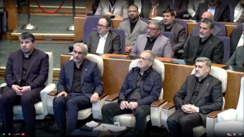 حضور پزشکیان در تالار بورس