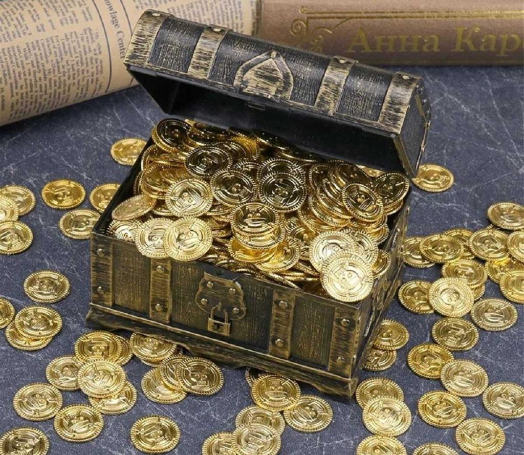 سکه طلا پلاستیکی